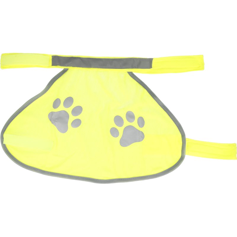 FIRST AID ONLY veiligheidsvest voor honden met pootafdrukken, geel, maat M